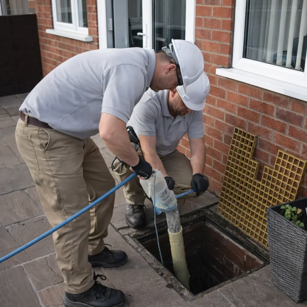 Blocked drain repair service in Chartham